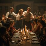 Spettacolo teatrale durante una cena con delitto al ristorante
