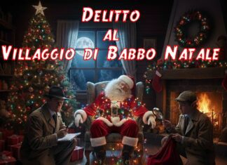 Trama Delitto al Villaggio di Babbo Natale Locandina Cena con Delitto Natalizia: trova l'assassino al party di Natale a Milano di questa trama in cui la vittima è il famoso Babbo Natale.