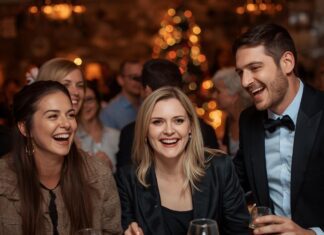 Come Organizzare la Cena Aziendale di Natale Più Originale e Divertente Evento di Natale di successo: colleghi soddisfatti e divertiti dopo il format interattivo.