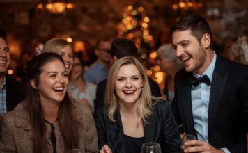 Come Organizzare la Cena Aziendale di Natale Più Originale e Divertente Evento di Natale di successo: colleghi soddisfatti e divertiti dopo il format interattivo.