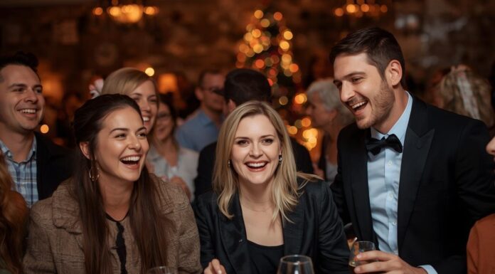 Come Organizzare la Cena Aziendale di Natale Più Originale e Divertente Evento di Natale di successo: colleghi soddisfatti e divertiti dopo il format interattivo.