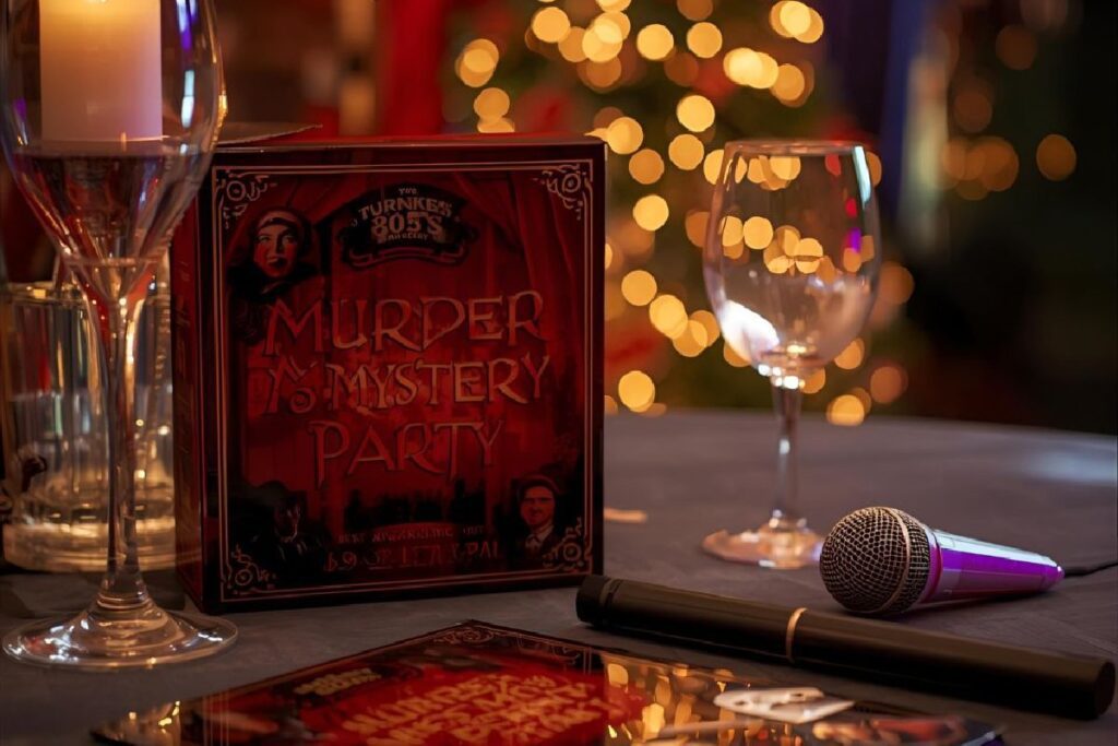 Dettaglio tecnico/logistico del set-up per l'organizzazione di cene aziendali di Natale in Lombardia.